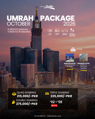 UMRAH PACKAGE (3) | 3 NIGHTS IN MAKKAH | 3 NIGHTS IN MADINAH