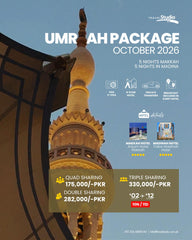 UMRAH PACKAGE | 5 NIGHTS MAKKAH | 5 NIGHTS IN MADINA
